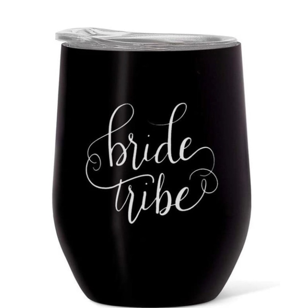 "Bride Tribe" Stainless Steel Wine & Coffee Mug